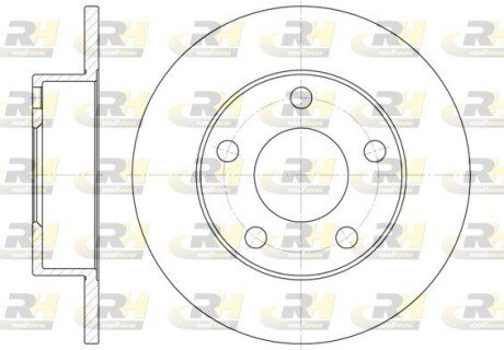 Гальмівний диск ROADHOUSE 6513.00