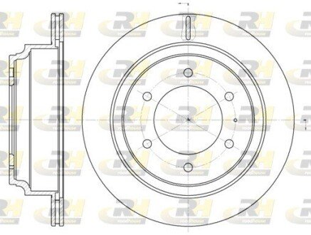 Гальмівний диск ROADHOUSE 6515.10