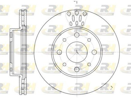 Гальмівний диск ROADHOUSE 6517.10