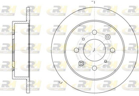 Гальмівний диск ROADHOUSE 6521.00