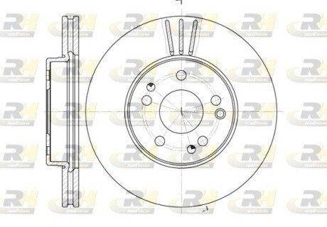 Тормозной диск ROADHOUSE 6524.10