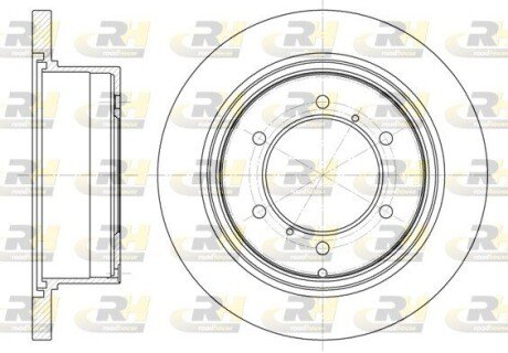 Гальмівний диск ROADHOUSE 6552.00