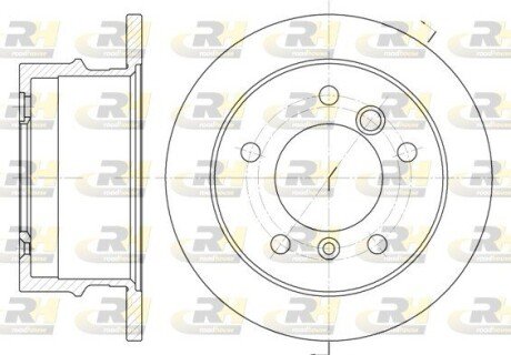 Гальмівний диск ROADHOUSE 6565.00