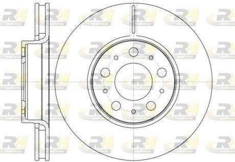 Гальмівний диск ROADHOUSE 6619.10