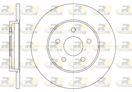 Гальмівний диск ROADHOUSE 6661.00