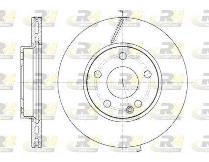 Тормозной диск ROADHOUSE 6675.10