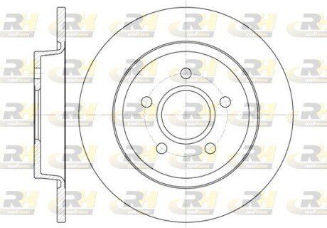 Гальмівний диск ROADHOUSE 6712.00
