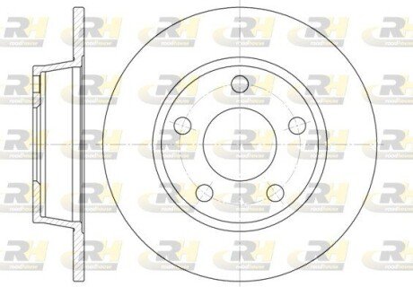 Гальмівний диск ROADHOUSE 6723.00
