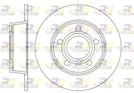 Гальмівний диск ROADHOUSE 6724.00