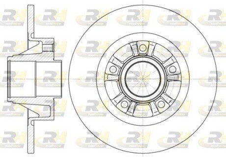 Гальмівний диск ROADHOUSE 6733.00
