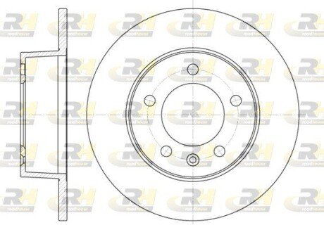 Гальмівний диск ROADHOUSE 6735.00