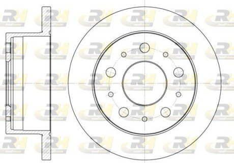 Гальмівний диск ROADHOUSE 6741.00