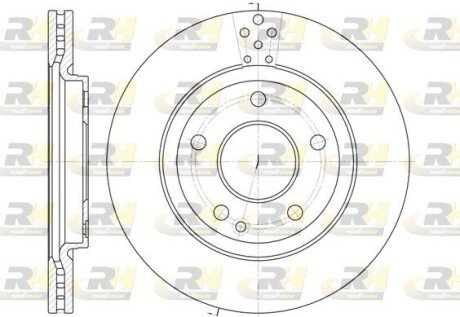 Гальмівний диск ROADHOUSE 6748.10