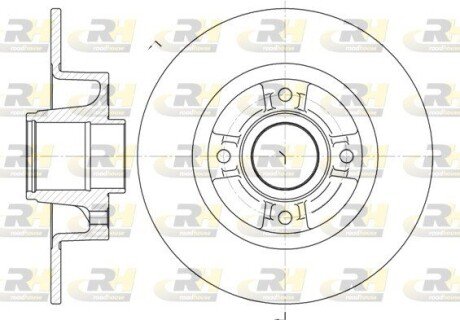 Гальмівний диск ROADHOUSE 6750.00