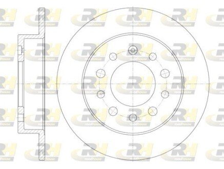 Гальмівний диск ROADHOUSE 6762.00