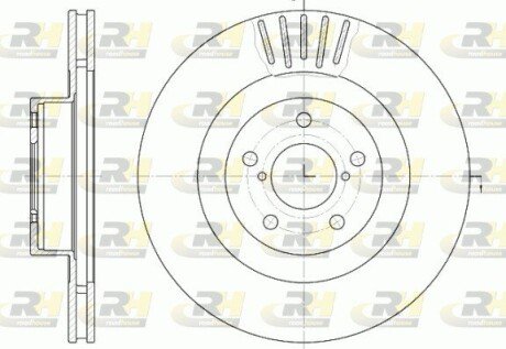 Гальмівний диск ROADHOUSE 6816.10