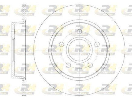 Гальмівний диск ROADHOUSE 6846.00