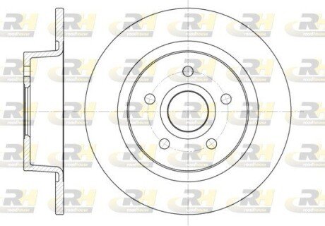 Гальмівний диск ROADHOUSE 6863.00