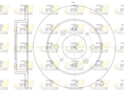 Гальмівний диск ROADHOUSE 6874.00