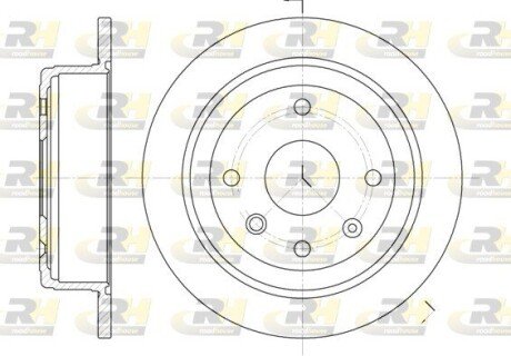 Гальмівний диск ROADHOUSE 6876.00