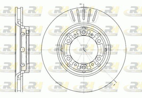 Тормозной диск ROADHOUSE 6883.10