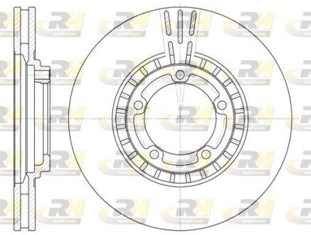 Гальмівний диск ROADHOUSE 6884.10