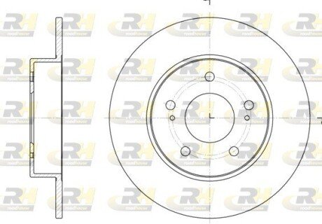 Гальмівний диск ROADHOUSE 6909.00