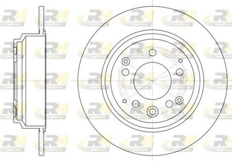 Гальмівний диск ROADHOUSE 6922.00