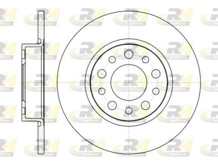 Гальмівний диск ROADHOUSE 6967.00