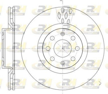Гальмівний диск ROADHOUSE 6982.10