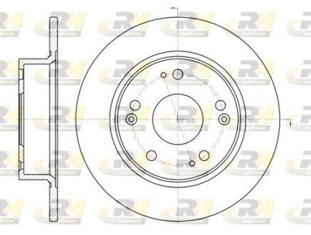Гальмівний диск ROADHOUSE 6984.00