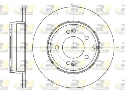 Тормозной диск ROADHOUSE 6989.00