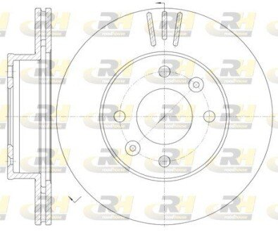 Гальмівний диск ROADHOUSE 6990.10