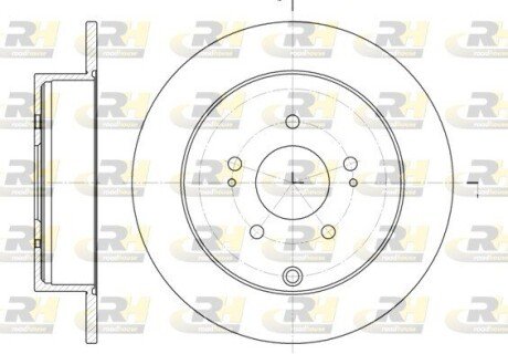 Гальмівний диск ROADHOUSE 6997.00