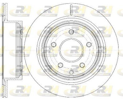 Гальмівний диск ROADHOUSE 6998.10