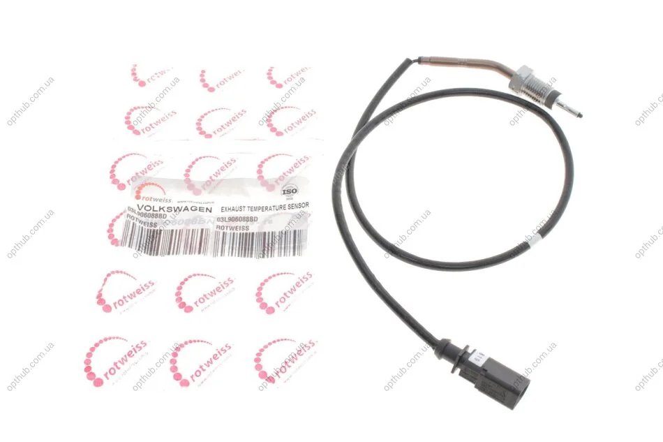 Датчик температури ВГ Audi A3/Skoda Octavia/VW Caddy III/Golf Vi 04-15 (всередині OE VAG) UA63 ROTWEISS 03L906088BD (фото 1)