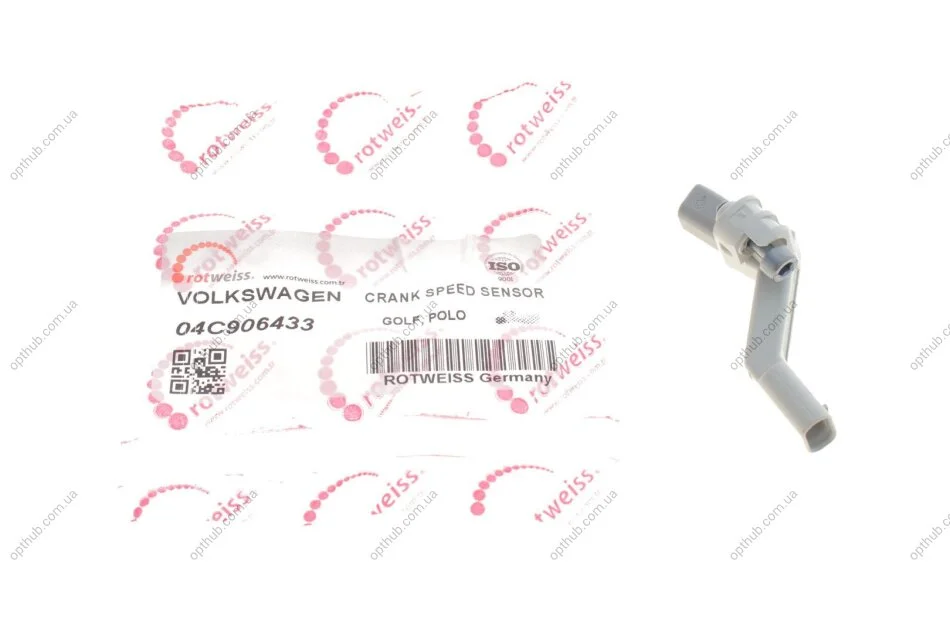 Датчик положення колінвалу VW Caddy/Golf/Passat 1.0-1.6 11- (всередині OE VAG) UA63 ROTWEISS 04C906433 (фото 1)