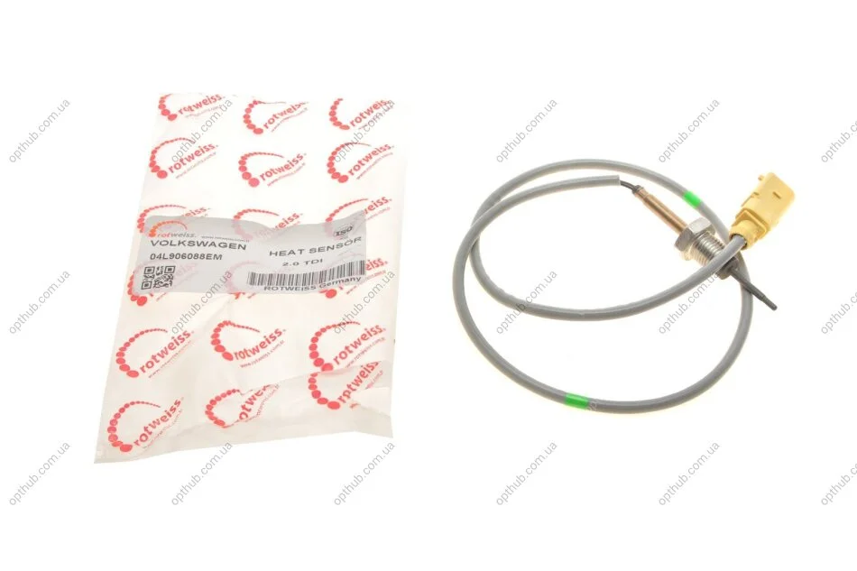 Датчик температури ВГ Audi A3/Skoda Octavia/VW Golf VI/Tiguan 2.0 TDI 04-15 (всередині OE VAG UA63 ROTWEISS 04L906088EM (фото 1)