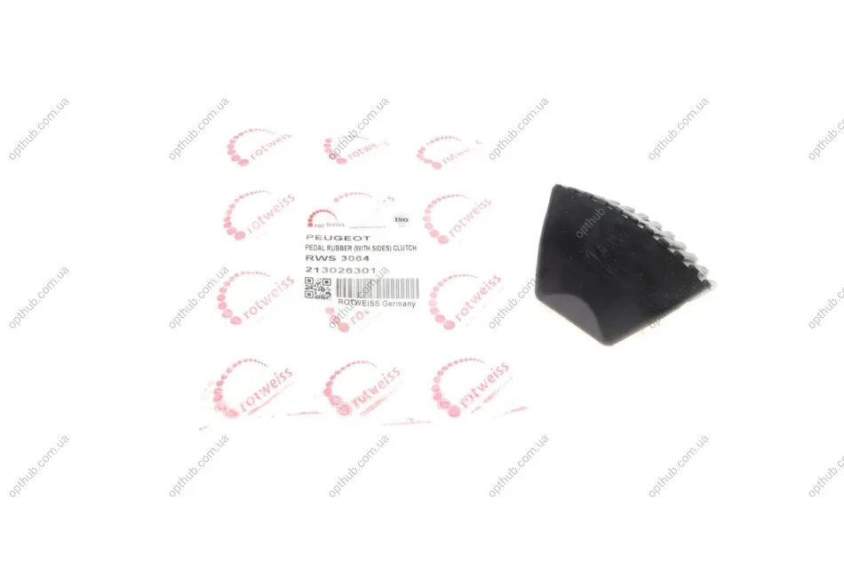 Накладка педалі зчеплення Peugeot Partner/Fiat Ducato/Citroen Berlingo 93- (opt-om) ROTWEISS 213026301 (фото 1)