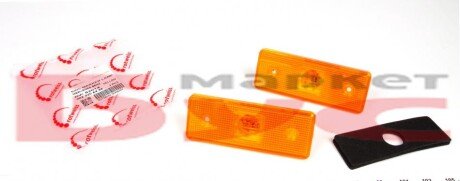 Ліхтар бічний (габарит) MB Sprinter/VW LT 96-06 (жовтий) LED (0028206456) (opt-om) ROTWEISS RW82014-Y