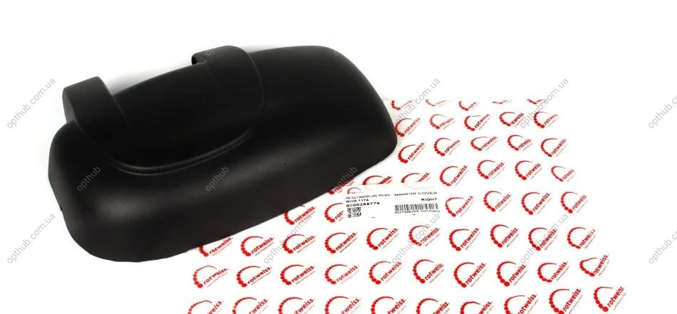 Кришка дзеркала (L) Renault Master/Opel Movano 98-10 (8200255776) (opt-om) ROTWEISS RWS1174 (фото 1)