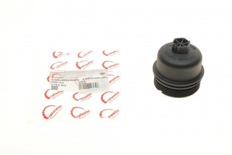 Кришка фільтра масляного Fiat Doblo 1.3JTD/Ducato 2.2/Scudo 2.0HDI 07- (1303477) UA63 ROTWEISS RWS1216