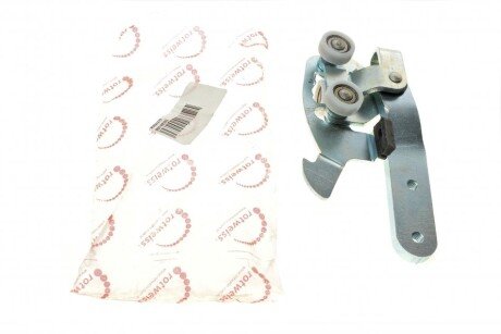 Ролик дверей (бічних/нижній) Fiat Ducato/Peugeot Boxer 02-06 (з кронштейном) (1352231080) (opt-om) ROTWEISS RWS1219