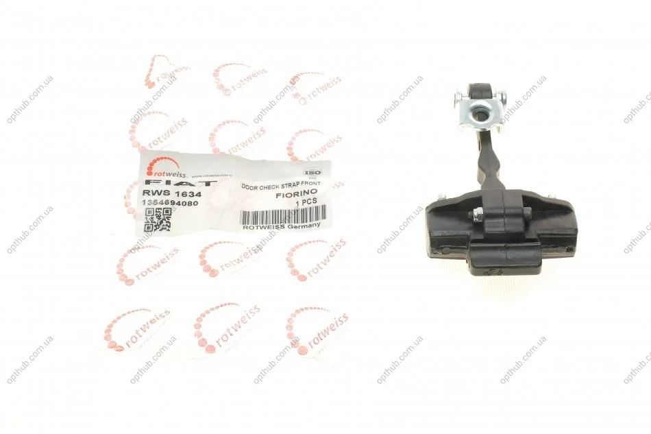 Обмежувач дверей (передніх) Fiat Fiorino/Citroen Nemo/Peugeot Bipper 07- (1354694080/9035.AP) (opt-om) ROTWEISS RWS1634 (фото 1)