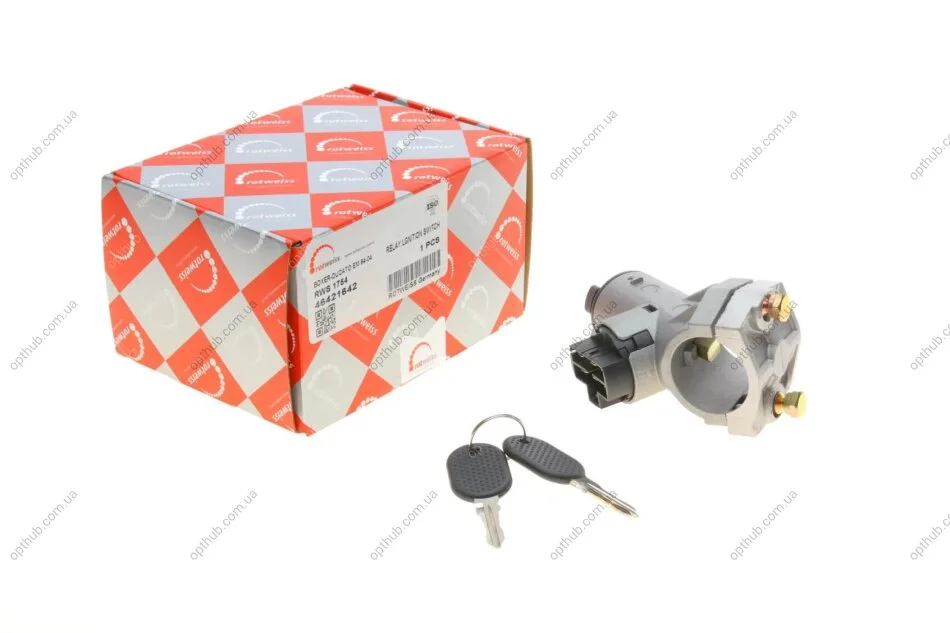 Замок запалювання Citroen Jumper/Fiat Ducato/Peugeot Boxer 0.7-2.8D 79-03 UA63 ROTWEISS RWS1754 (фото 1)