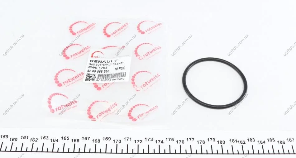Прокладка впускного колектора Renault Kangoo/Laguna II/Trafic 1.4-2.0 01- (opt-om) ROTWEISS RWS1768 (фото 1)