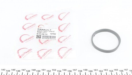 Прокладка заслонки дросельної Renault Megane II 1.4/1.6 16V 03- (K4M/K4J) (opt-om) ROTWEISS RWS1771