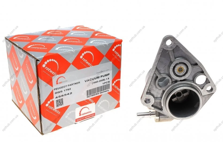 Насос вакуумний Citroen Berlingo 1.9D 00- UA63 ROTWEISS RWS1782 (фото 1)