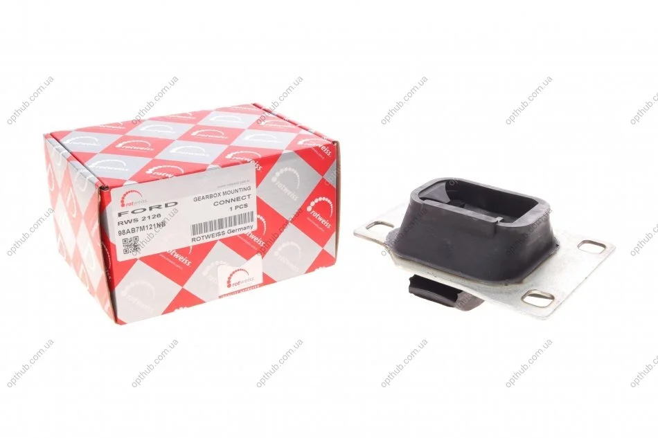 Подушка КПП Ford Connect 1.8TD 02- (L) (opt-om) ROTWEISS RWS2126 (фото 1)