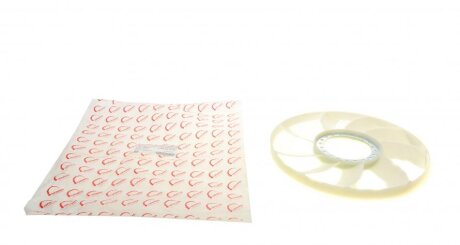 Крильчатка вентилятора Ford Transit 2.5D/TD (біла, кругла) (opt-om) ROTWEISS RWS2262